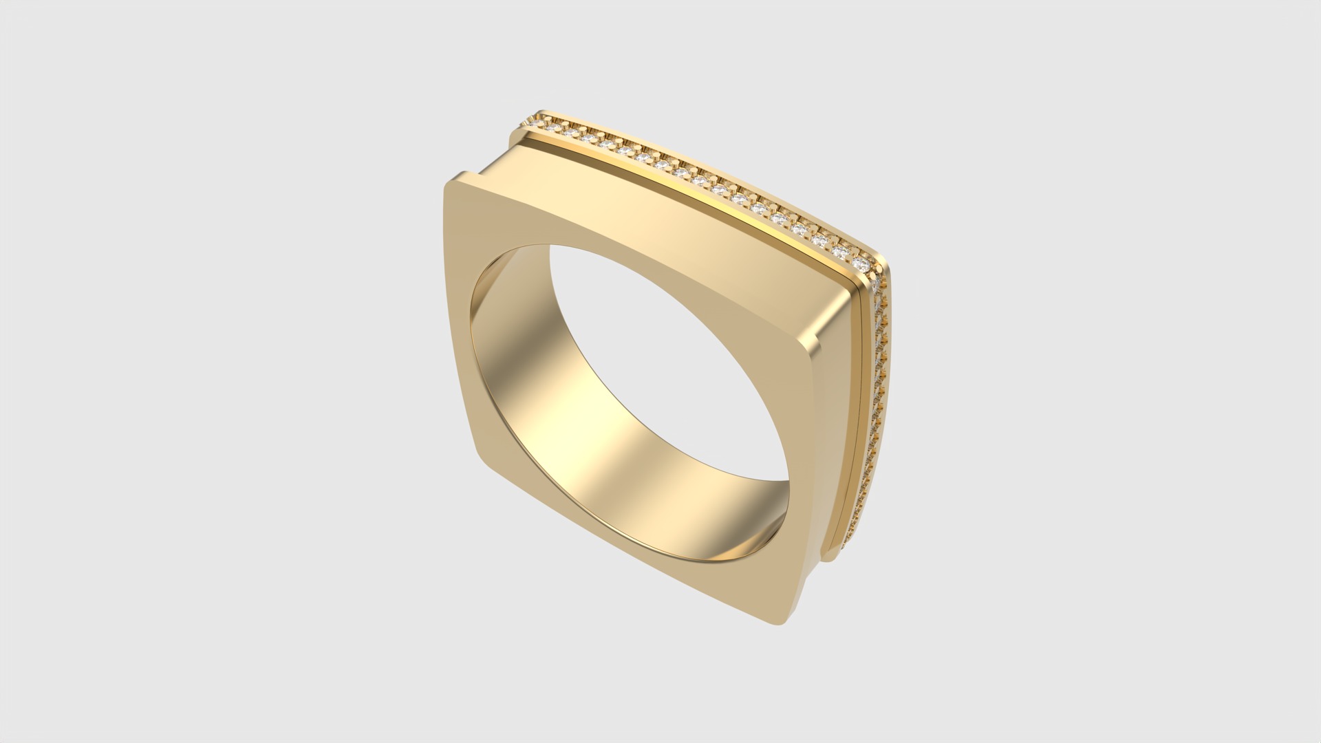 Square Outer Elegance Ring JDBCo 3D print model_29