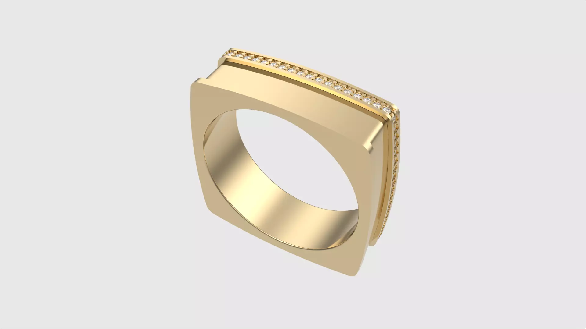 Square Outer Elegance Ring JDBCo 3D print model_0