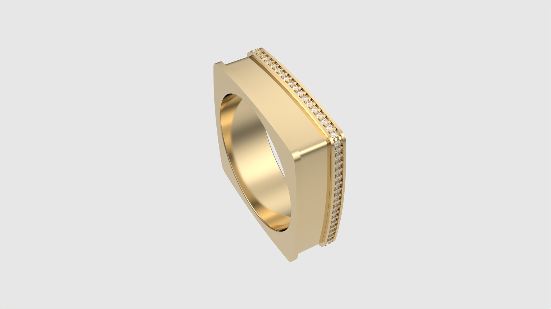 Square Outer Elegance Ring JDBCo 3D print model_28