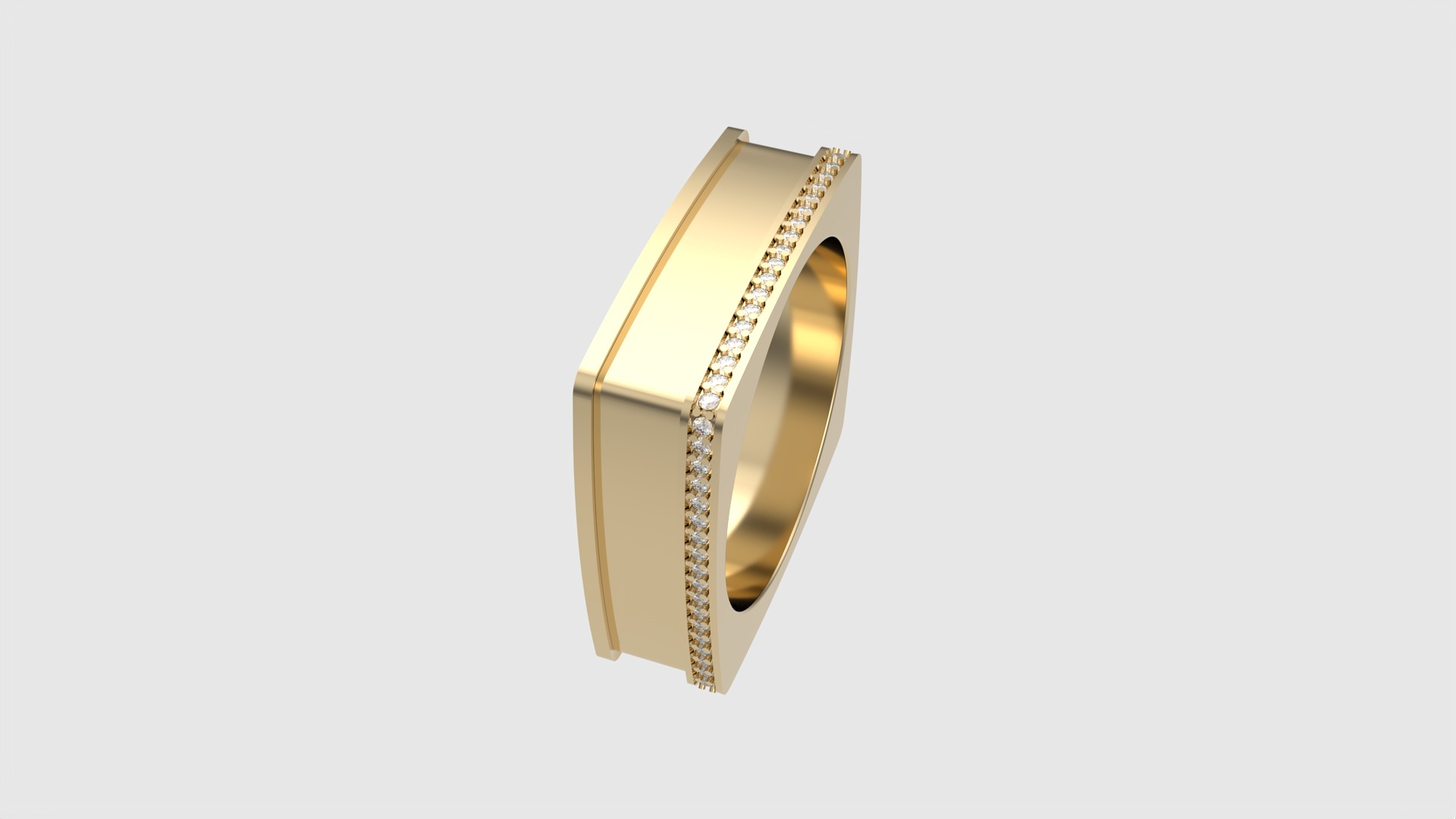 Square Outer Elegance Ring JDBCo 3D print model_26
