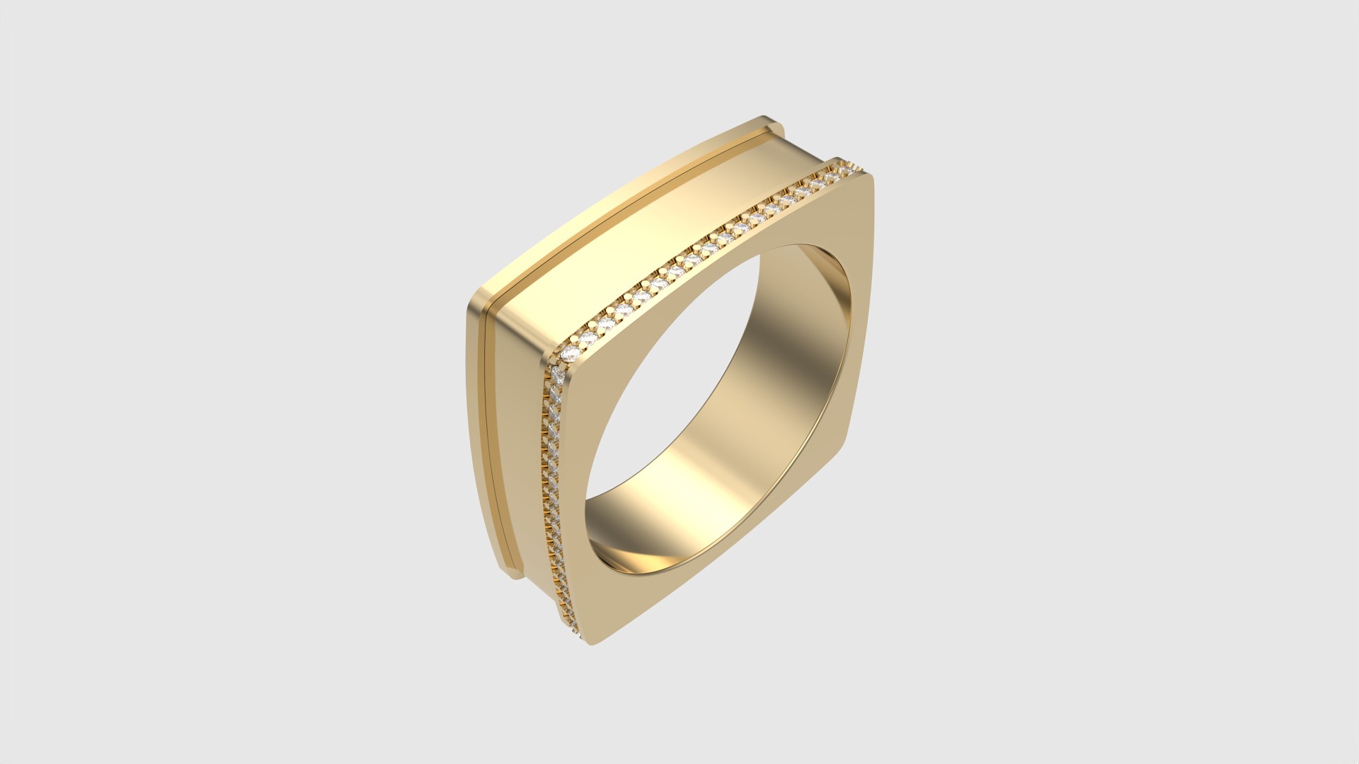 Square Outer Elegance Ring JDBCo 3D print model_25