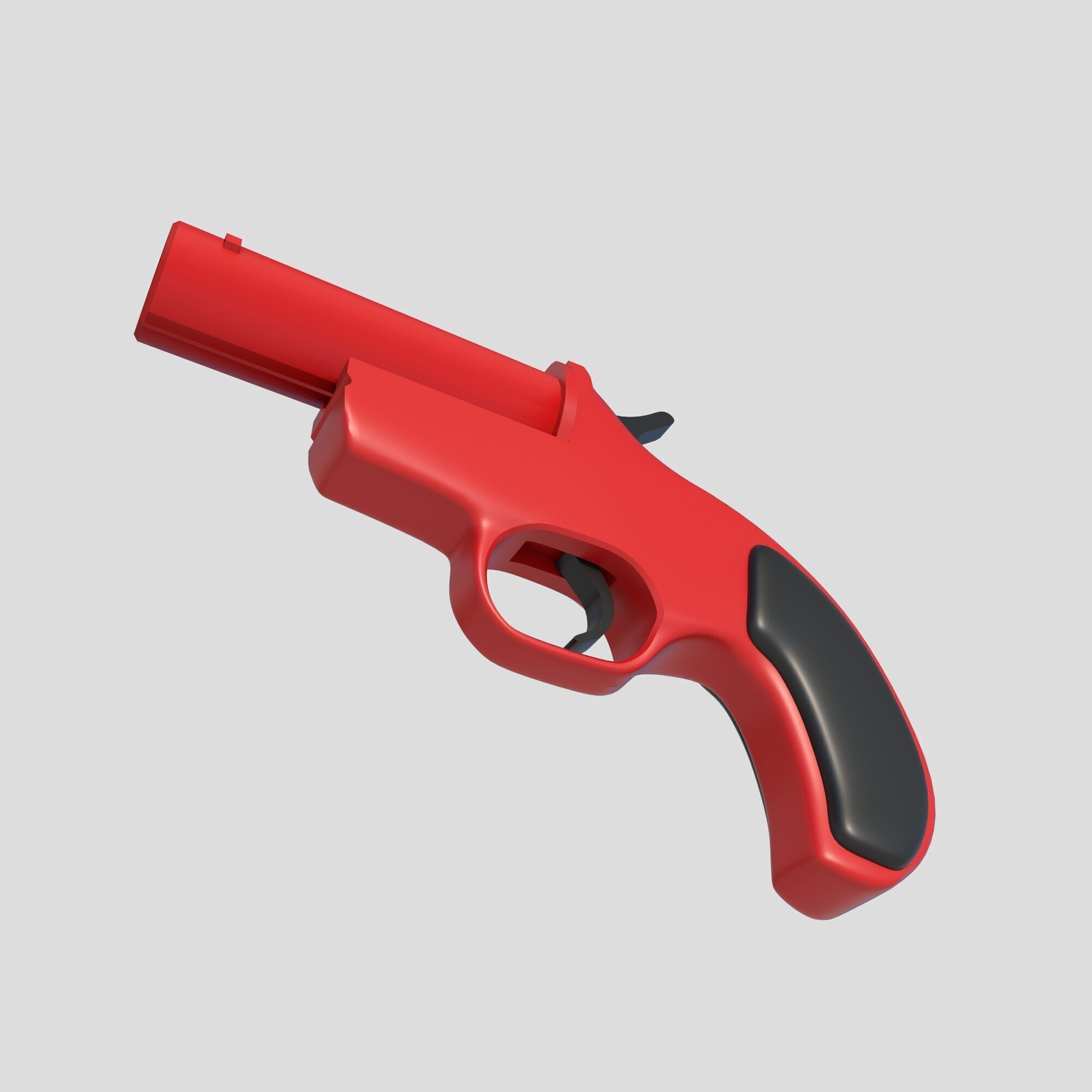Flare Gun 3D model_4