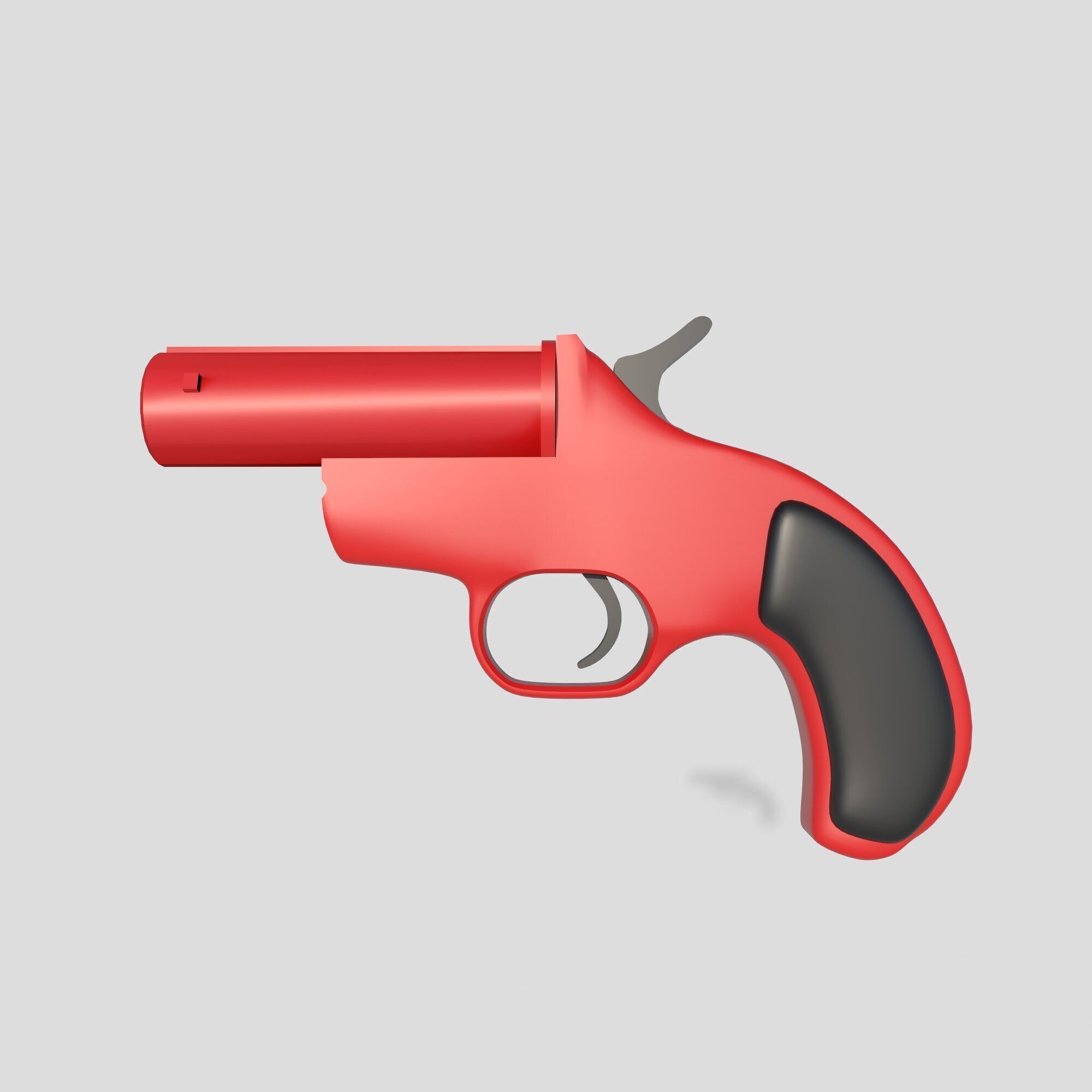 Flare Gun 3D model_3