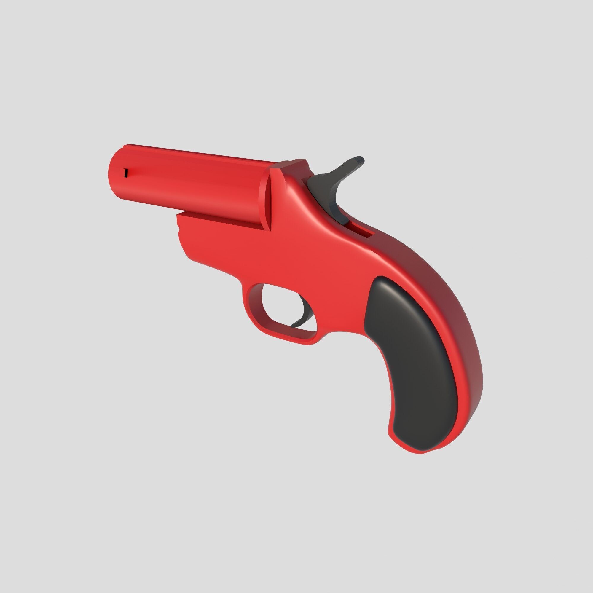 Flare Gun 3D model_1