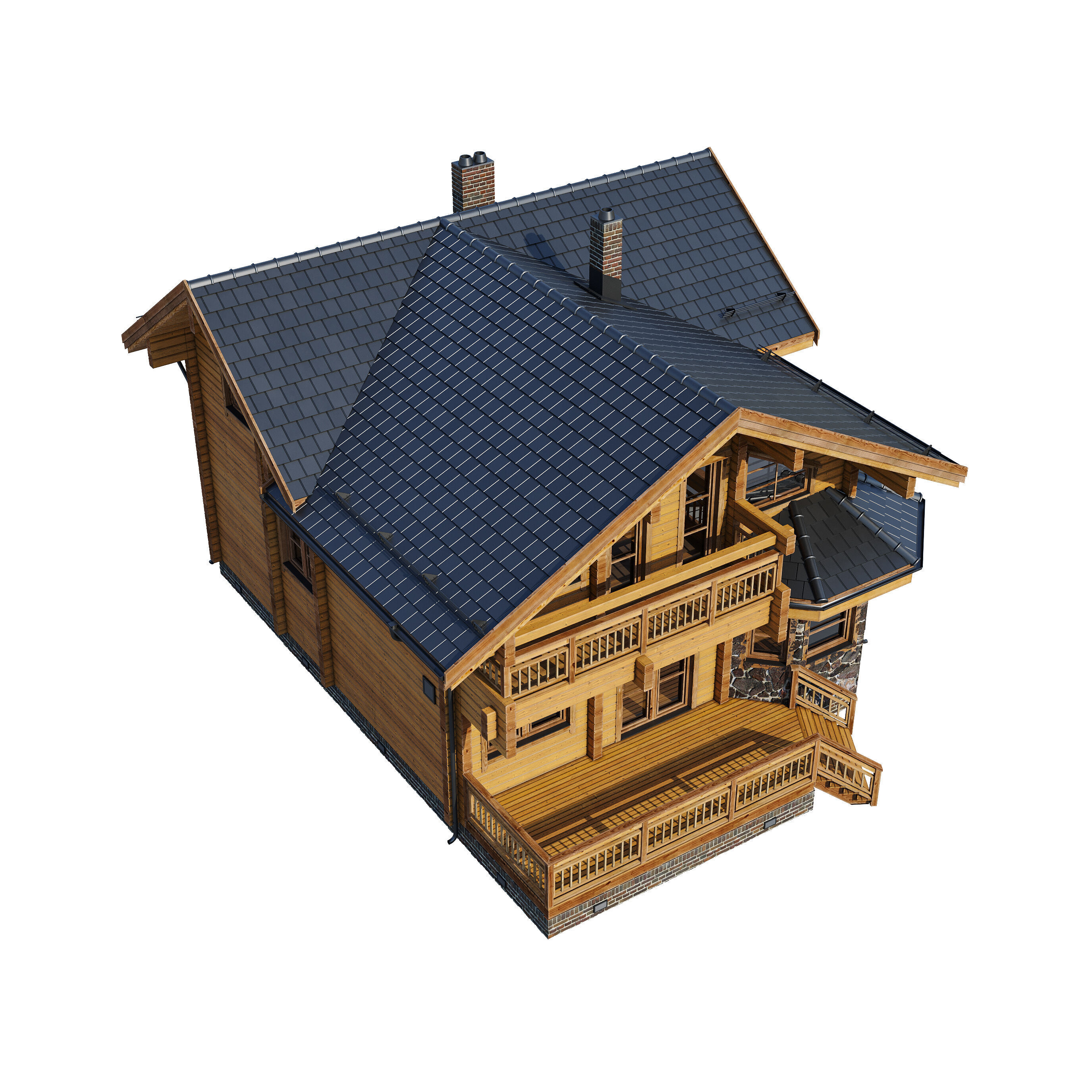 House Forest Tale 3D model_5