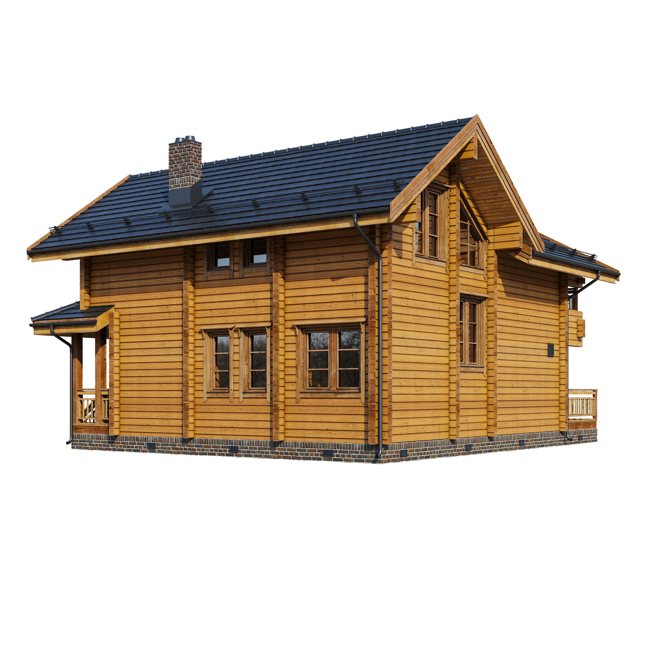 House Forest Tale 3D model_3