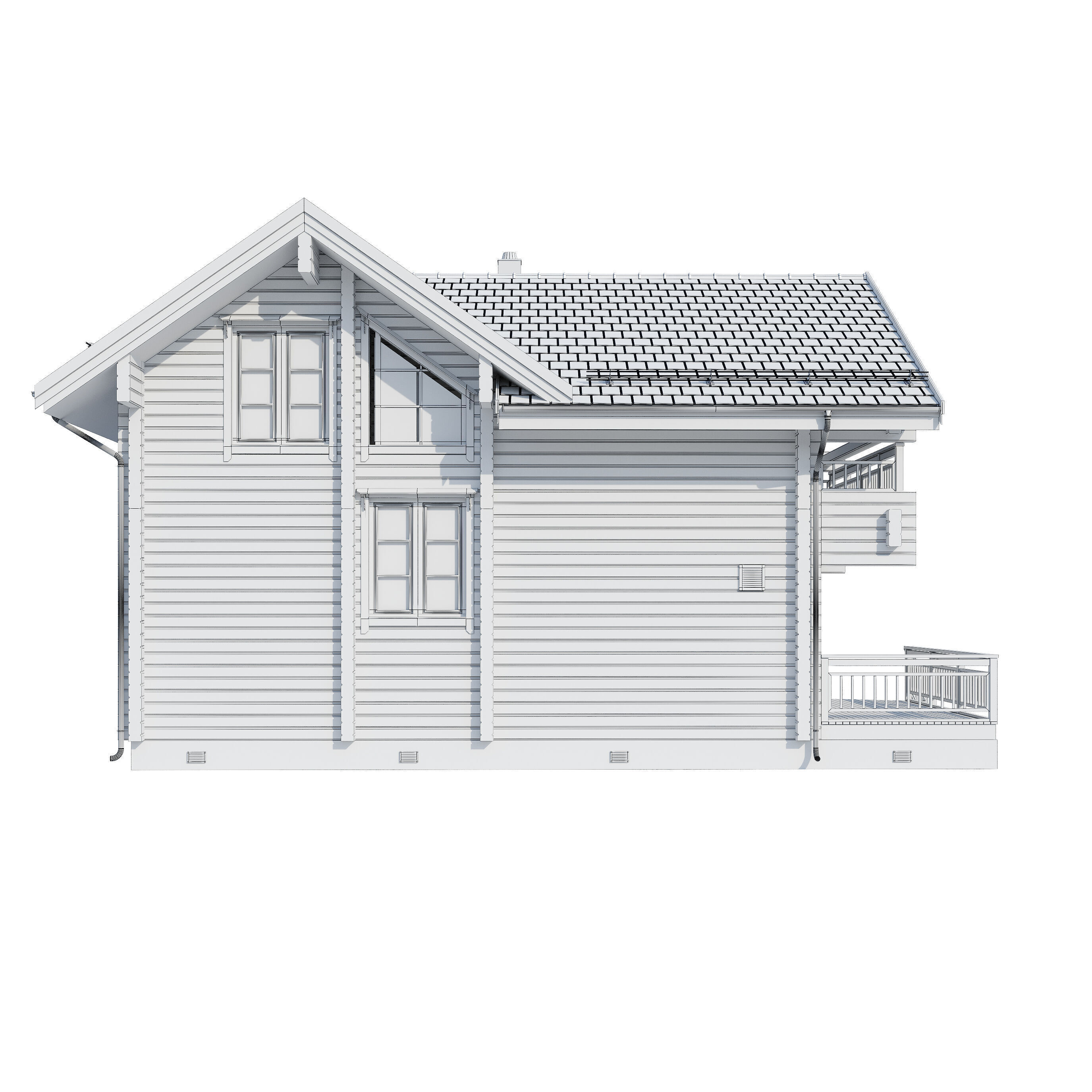 House Forest Tale 3D model_9