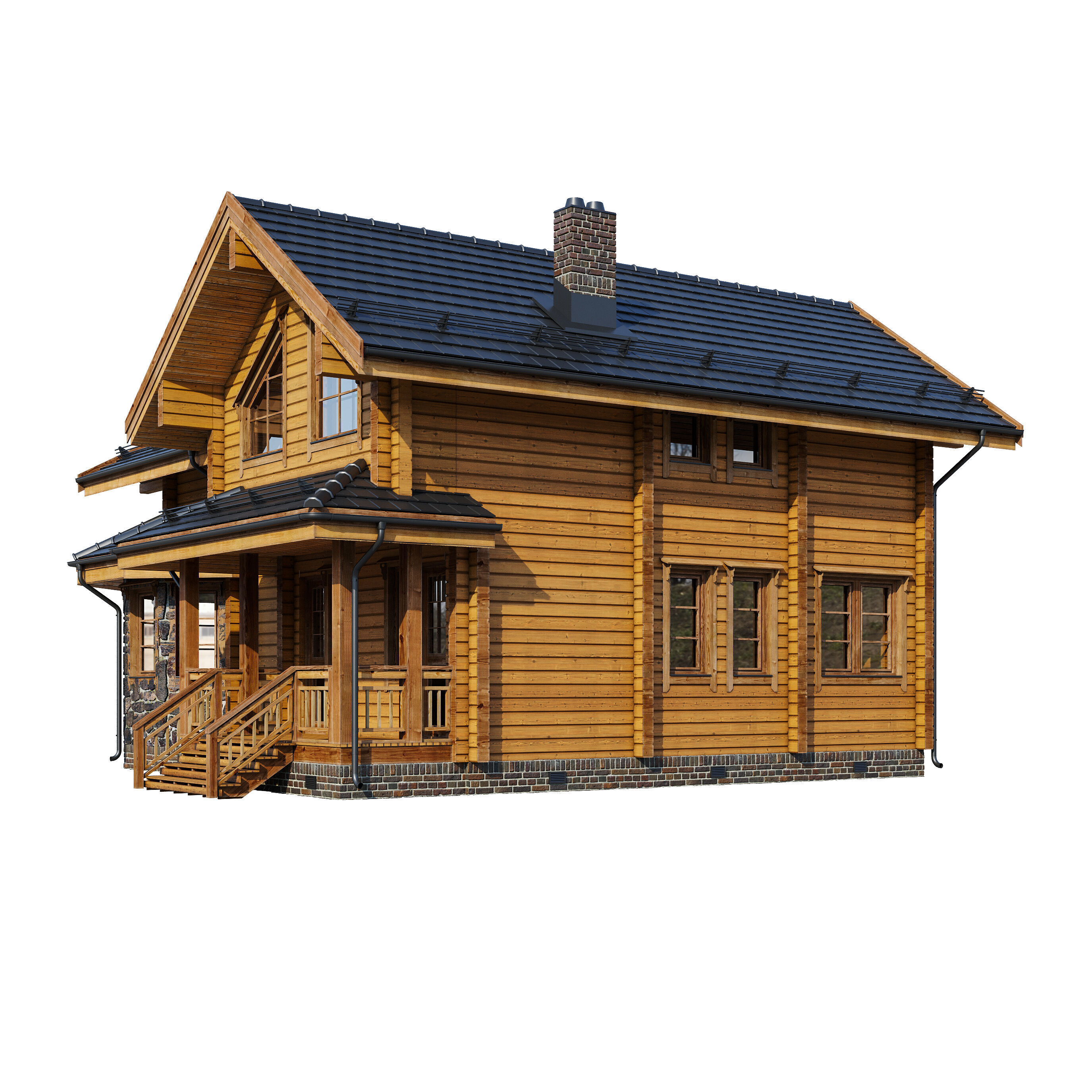 House Forest Tale 3D model_1