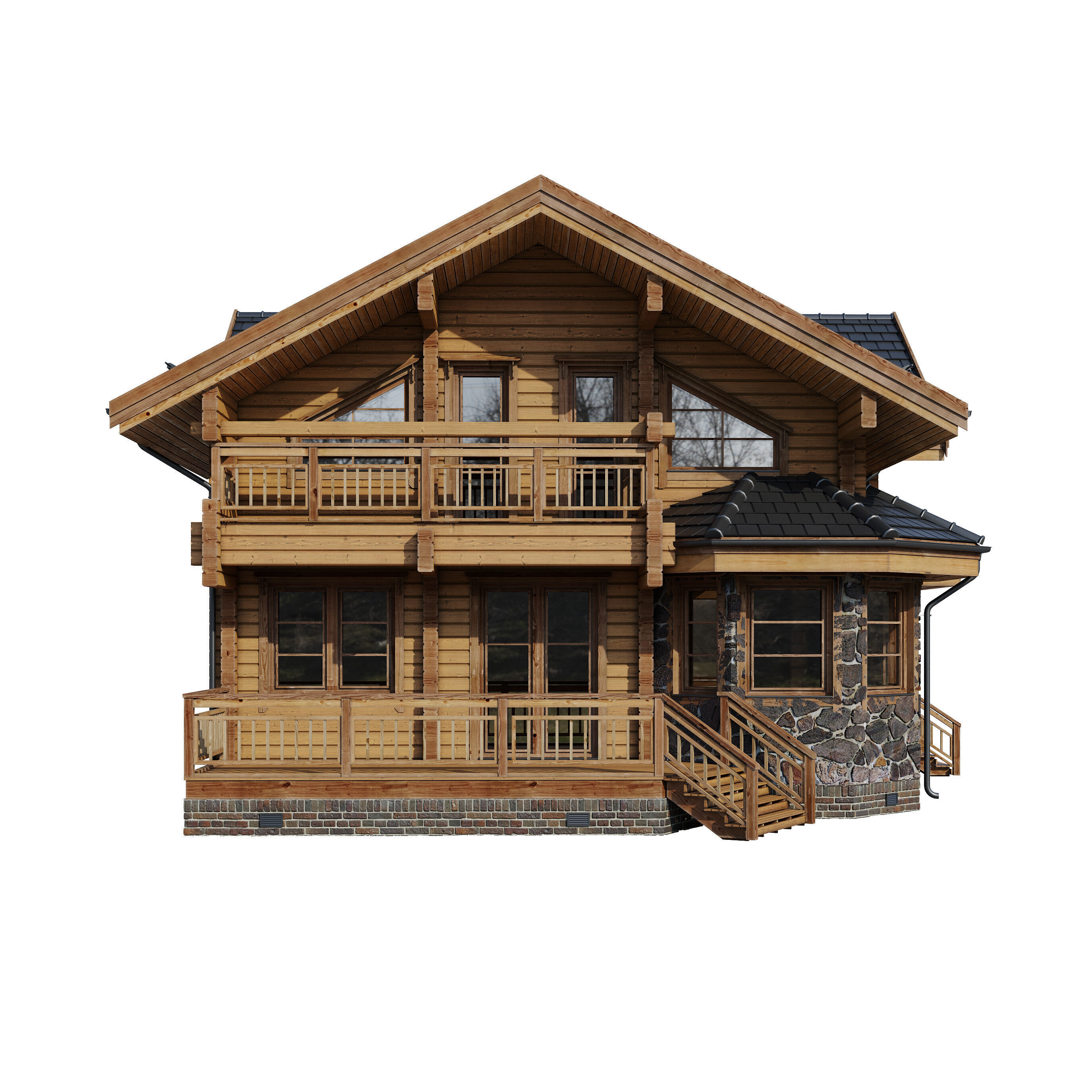 House Forest Tale 3D model_17