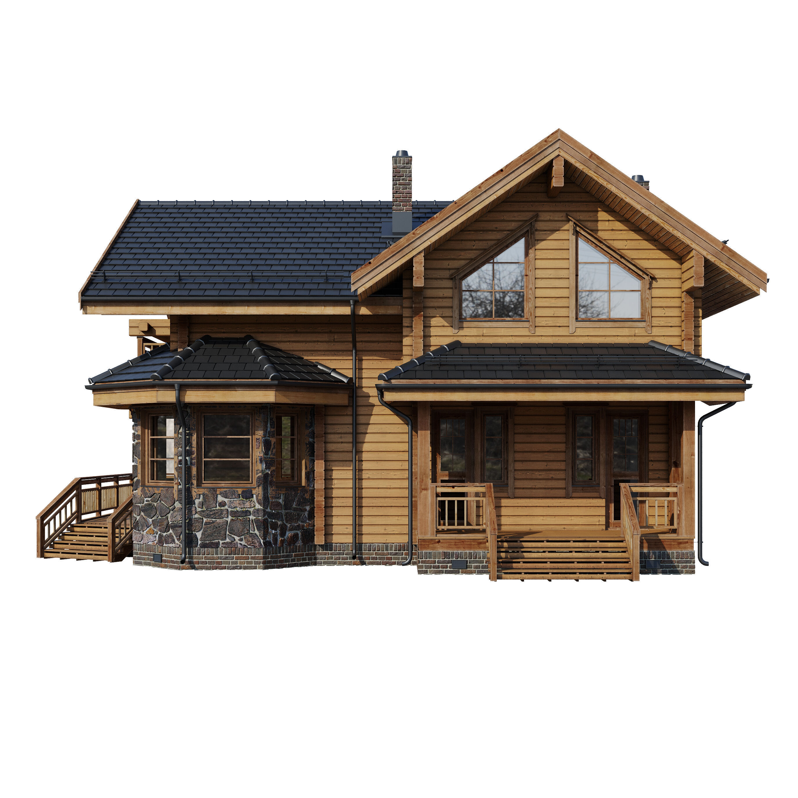 House Forest Tale 3D model_21