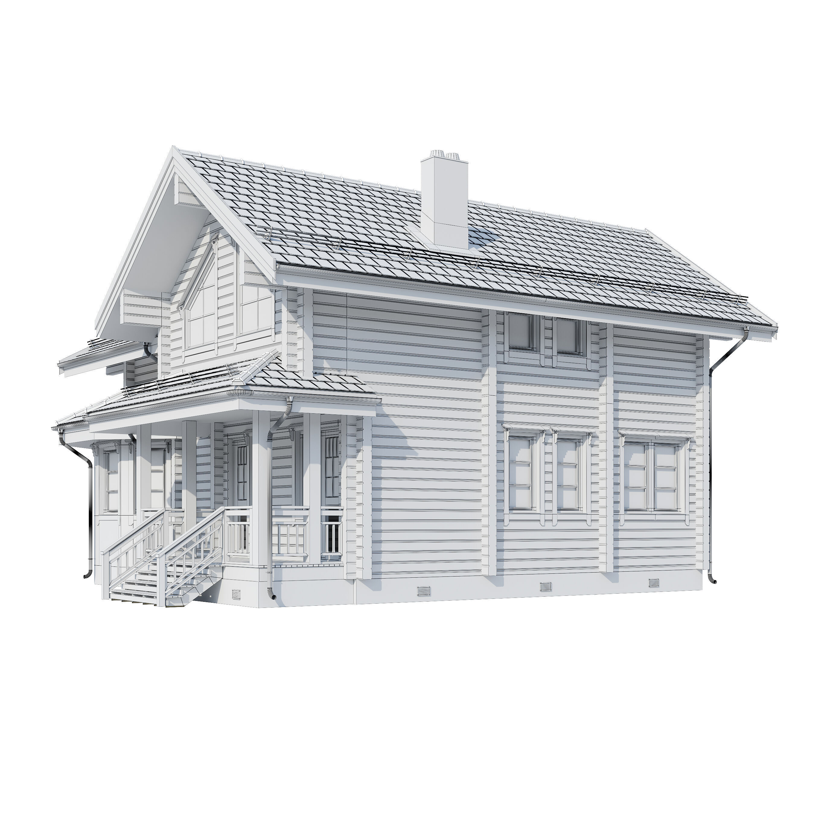 House Forest Tale 3D model_8