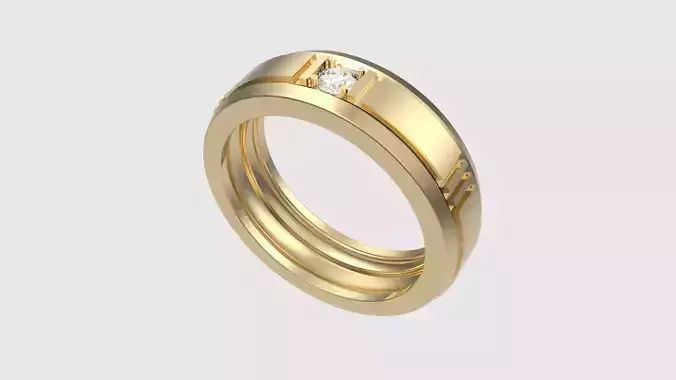 Contemporary Channel Set Ring JDBCo