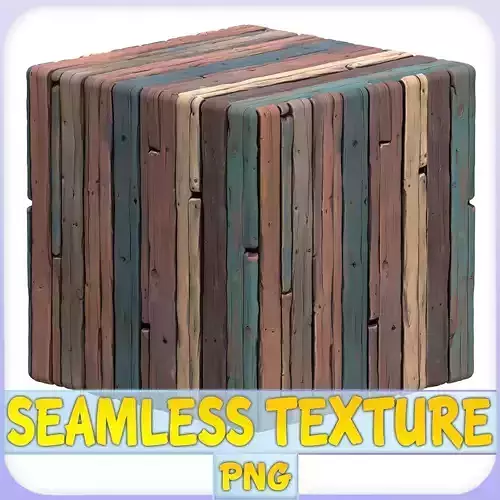 Stylized Wood Floor Seamless Texture