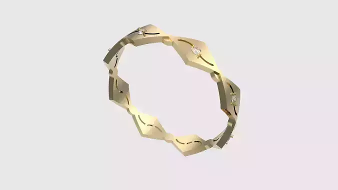 Unique Geometric Pathway Ring JDBCo