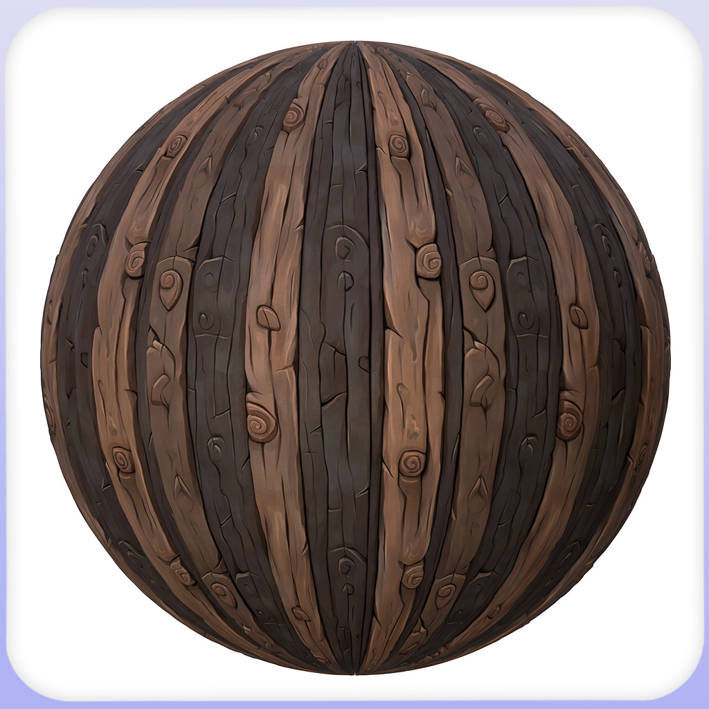  Stylized Wood Floor Seamless Texture Texture_5