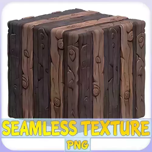  Stylized Wood Floor Seamless Texture