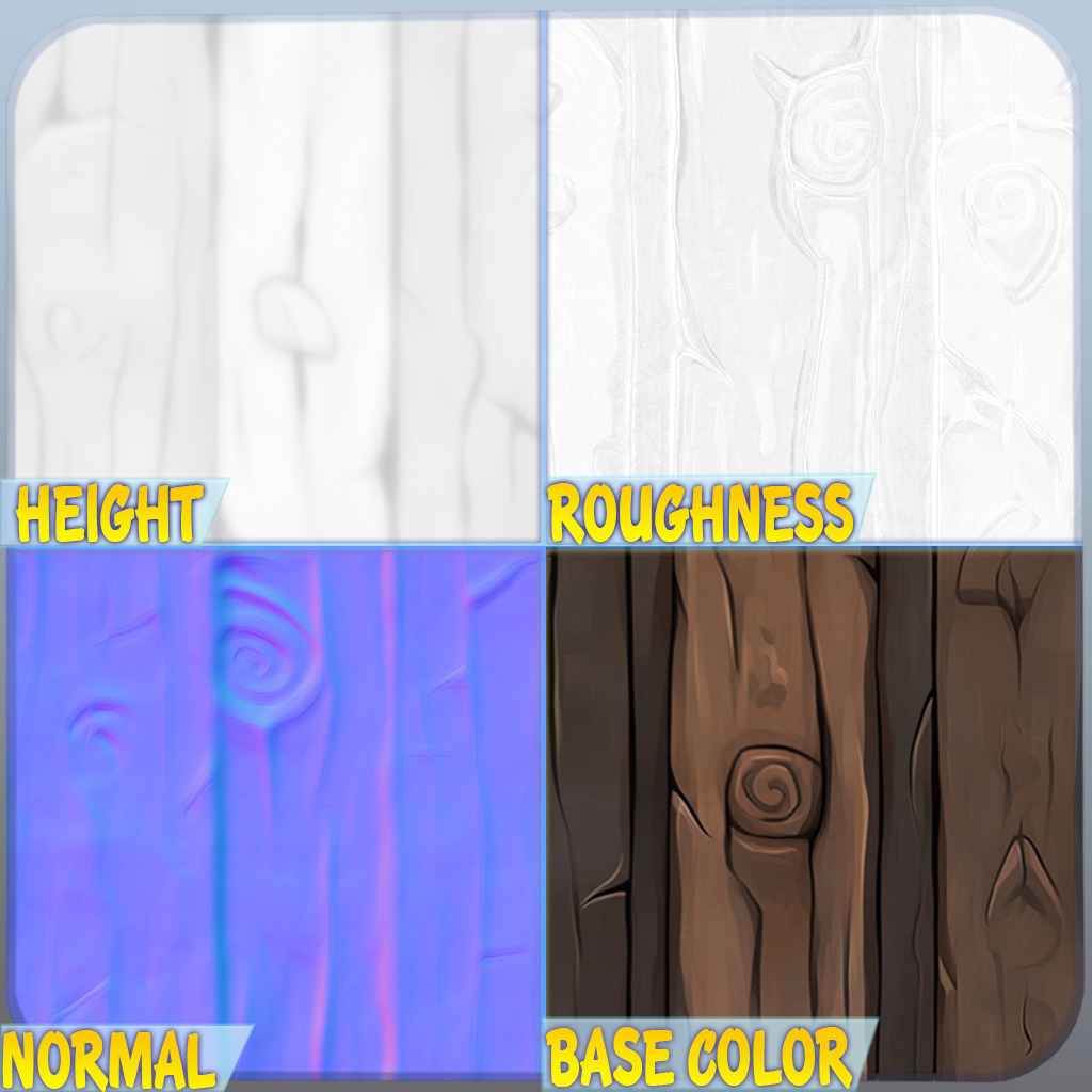  Stylized Wood Floor Seamless Texture Texture_1