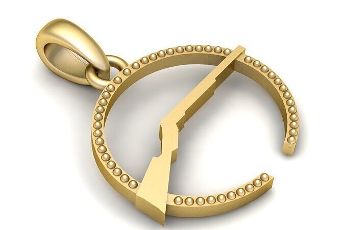 SHORT GUN PENDANT PENDANT 3D PRINTABLE MODEL 3D print model