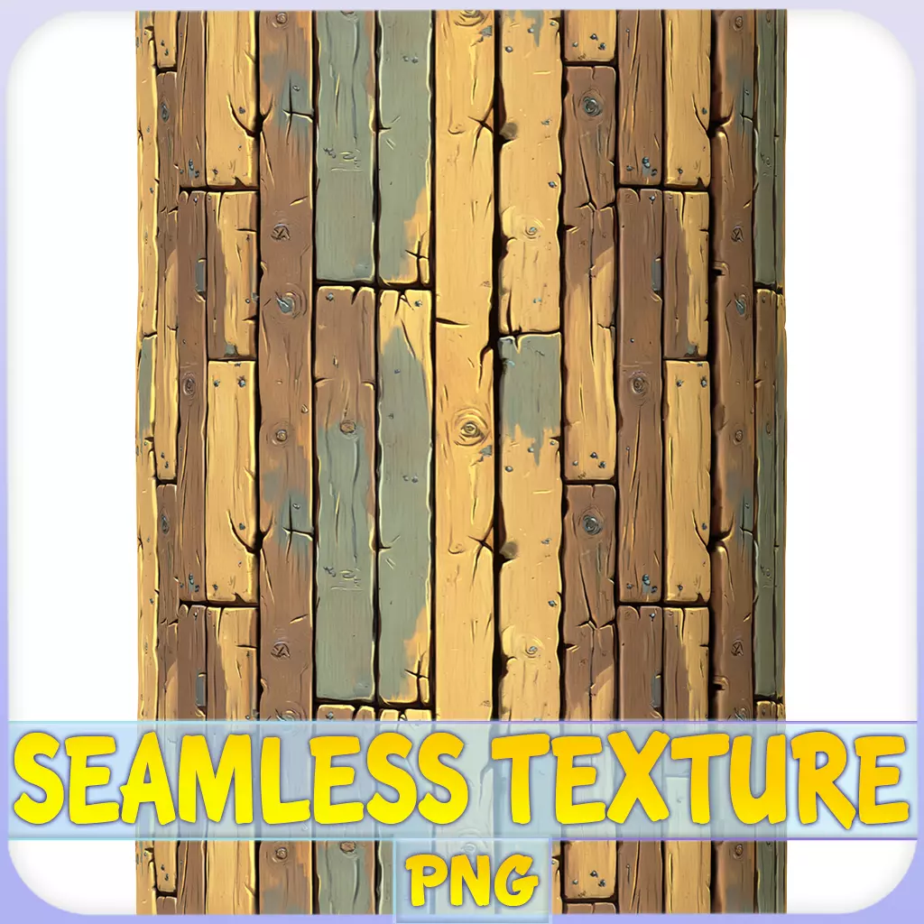 Stylized Wood Floor Seamless Texture Texture_0