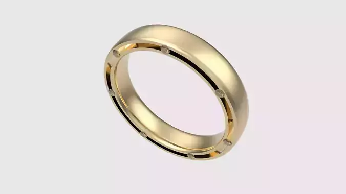 Chic Radiance Ring with Gems JDBCo 3D print model