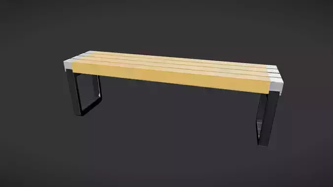 modern minimalist bench