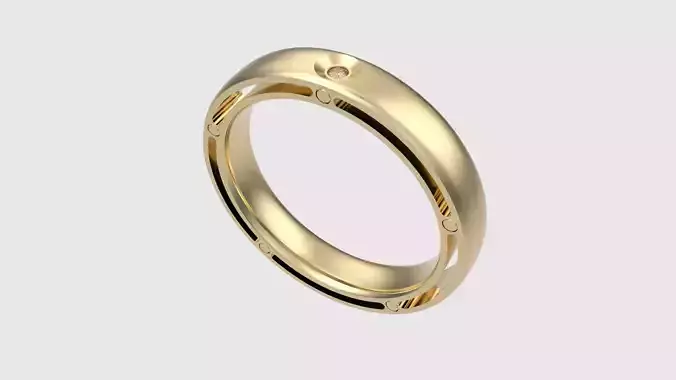 Modern Minimalist Halo Ring JDBCo