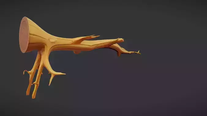 a wooden tree branch