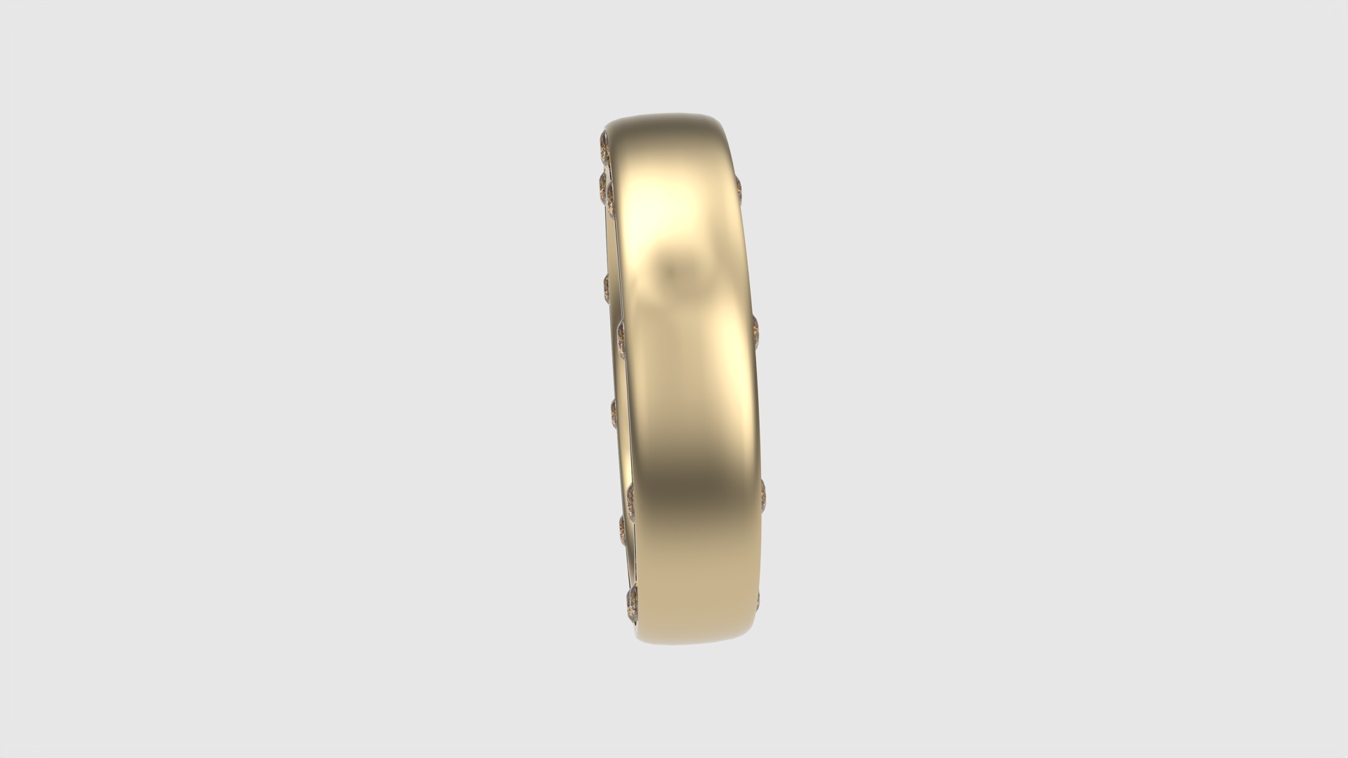 Sleek Modern Gem-Studded Ring JDBCo 3D print model_27