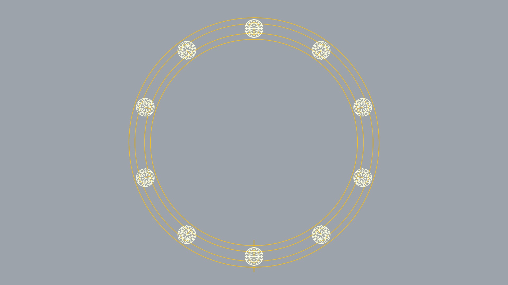 Sleek Modern Gem-Studded Ring JDBCo 3D print model_10