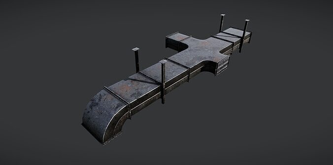 Air Vent Set - 8K PBR - 4 Variations 3D model