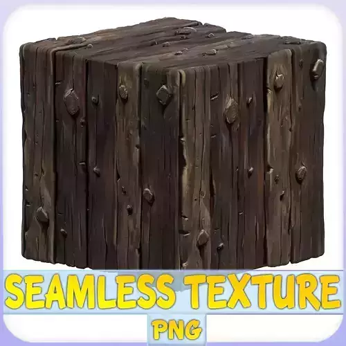 Stylized Wood Floor Seamless Texture
