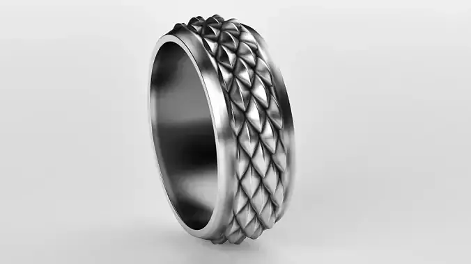 Dragon scale ring
