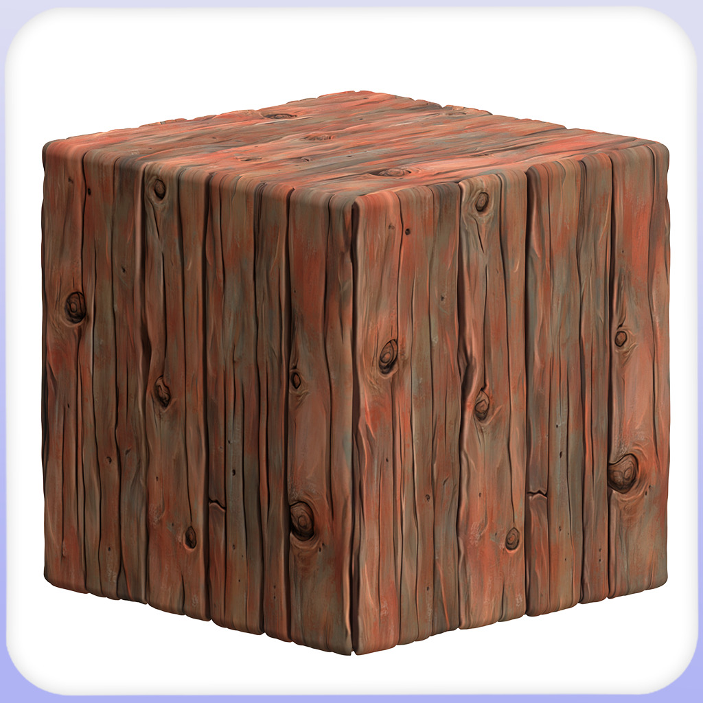 Stylized Wood Floor Seamless Texture Texture_2