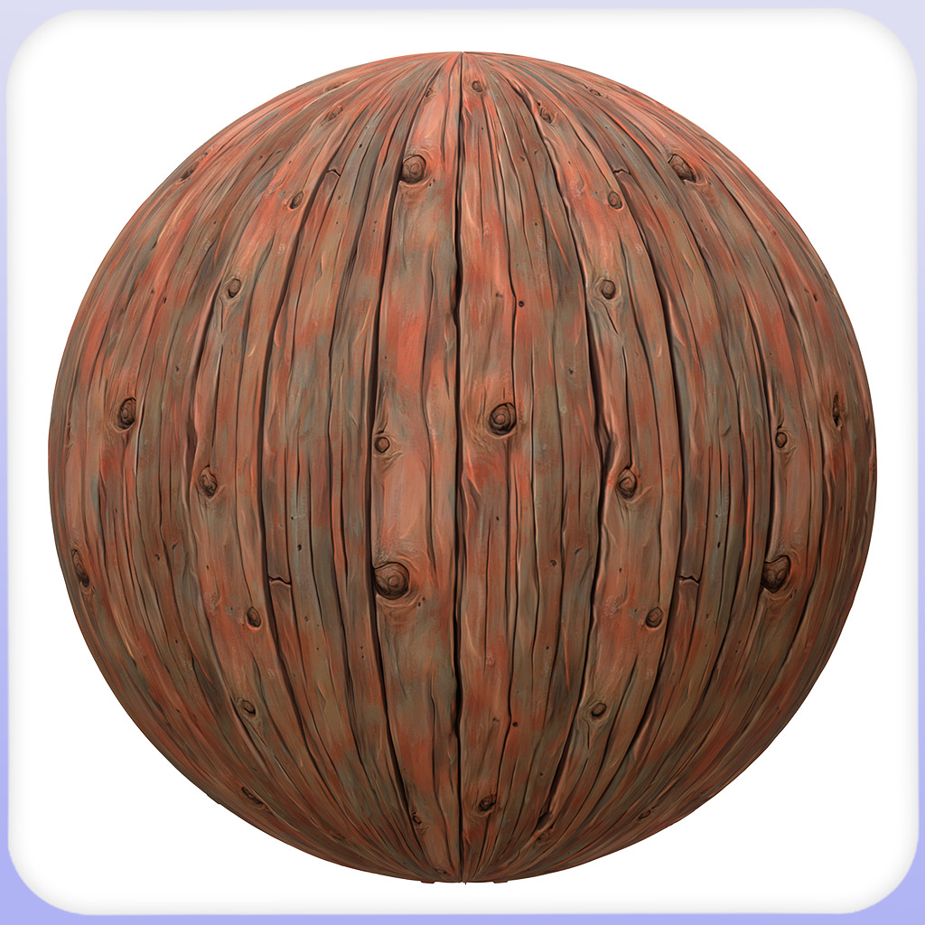 Stylized Wood Floor Seamless Texture Texture_5