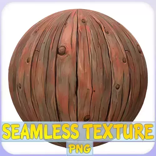 Stylized Wood Floor Seamless Texture