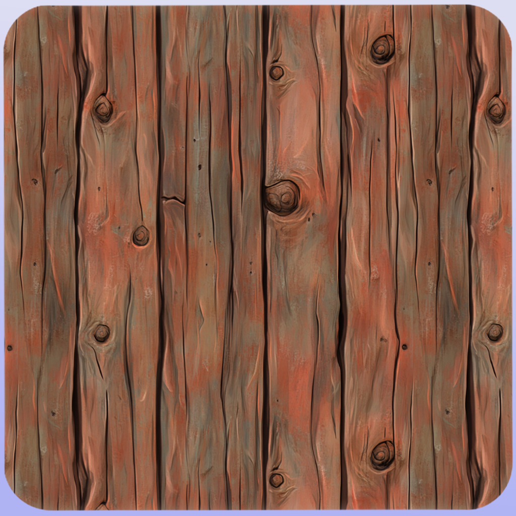 Stylized Wood Floor Seamless Texture Texture_4