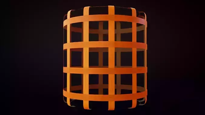 Seamless Cargo Net PBR Material Textures Texture