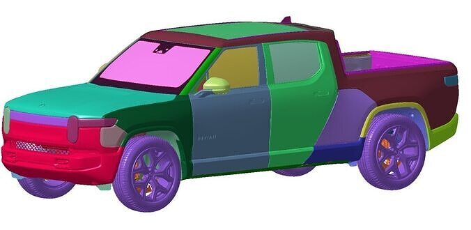 R1T 2022 Vehicle 3d scan model 3D model 3D model