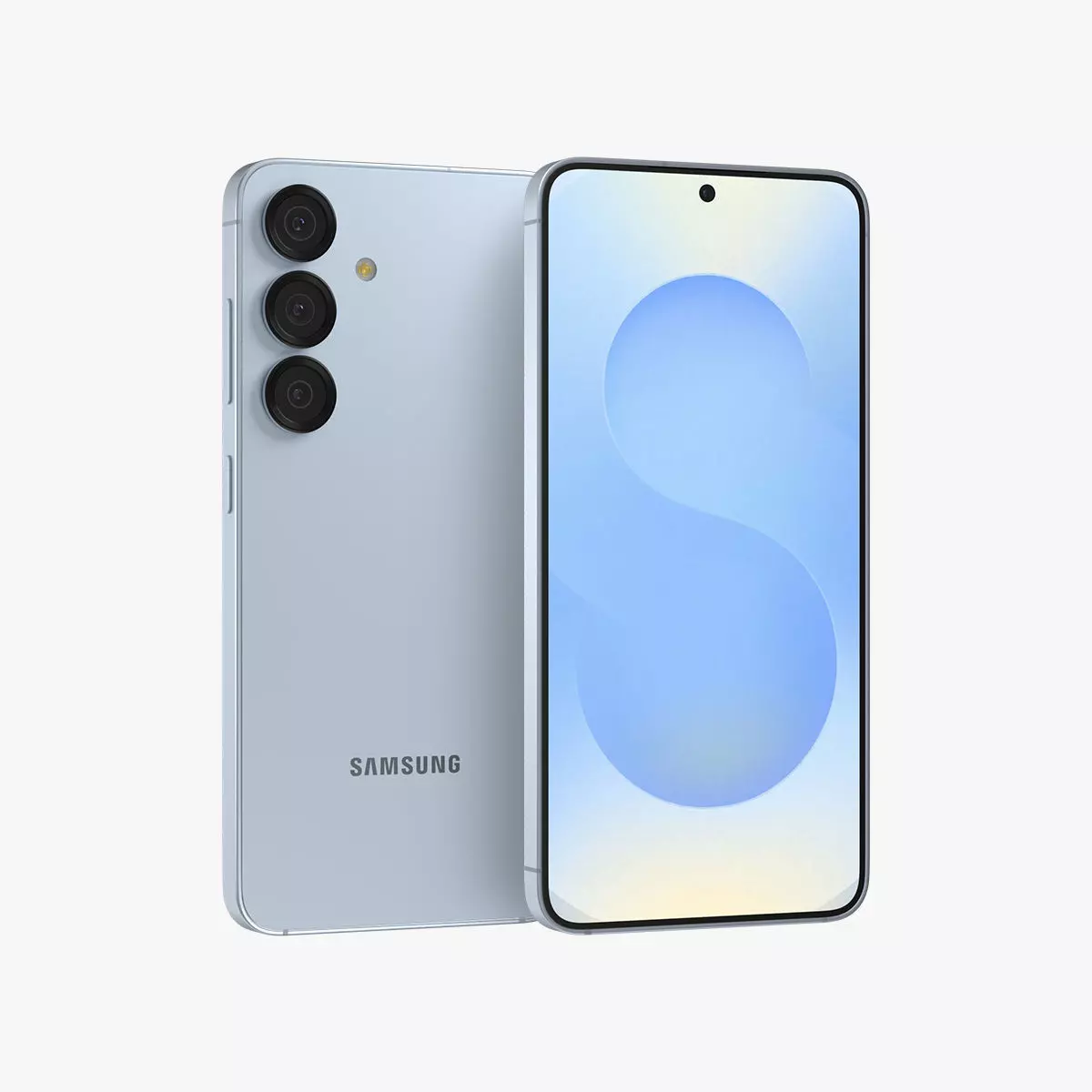 Samsung Galaxy S25 Icy Blue 3D model_0