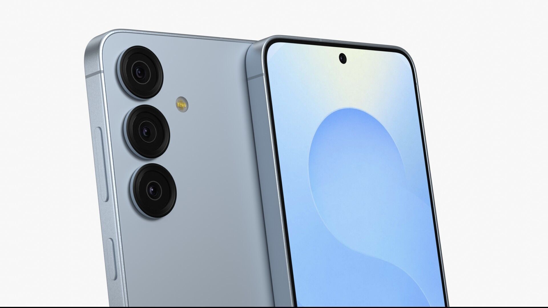 Samsung Galaxy S25 Icy Blue 3D model_3