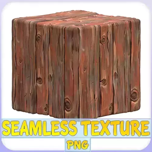 Stylized Wood Floor Seamless Texture