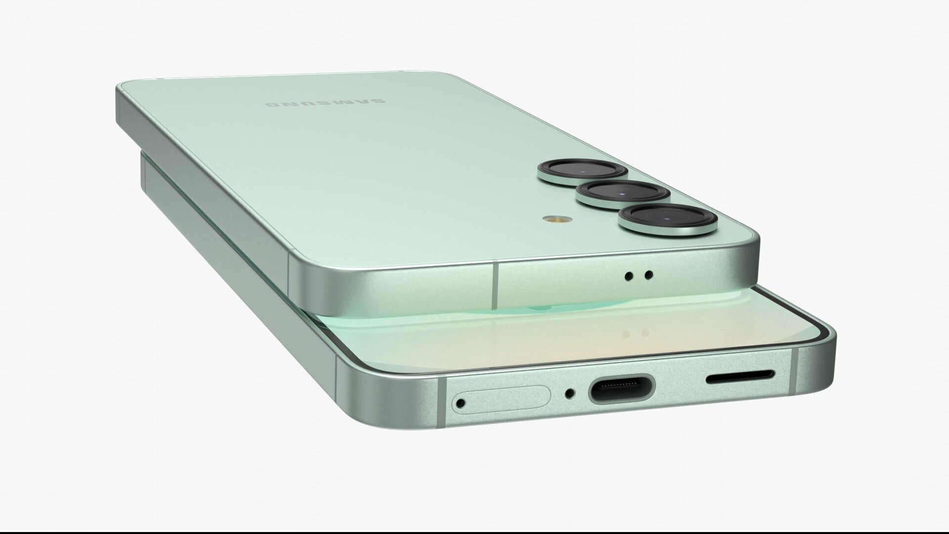 Samsung Galaxy S25 Mint 3D model_8