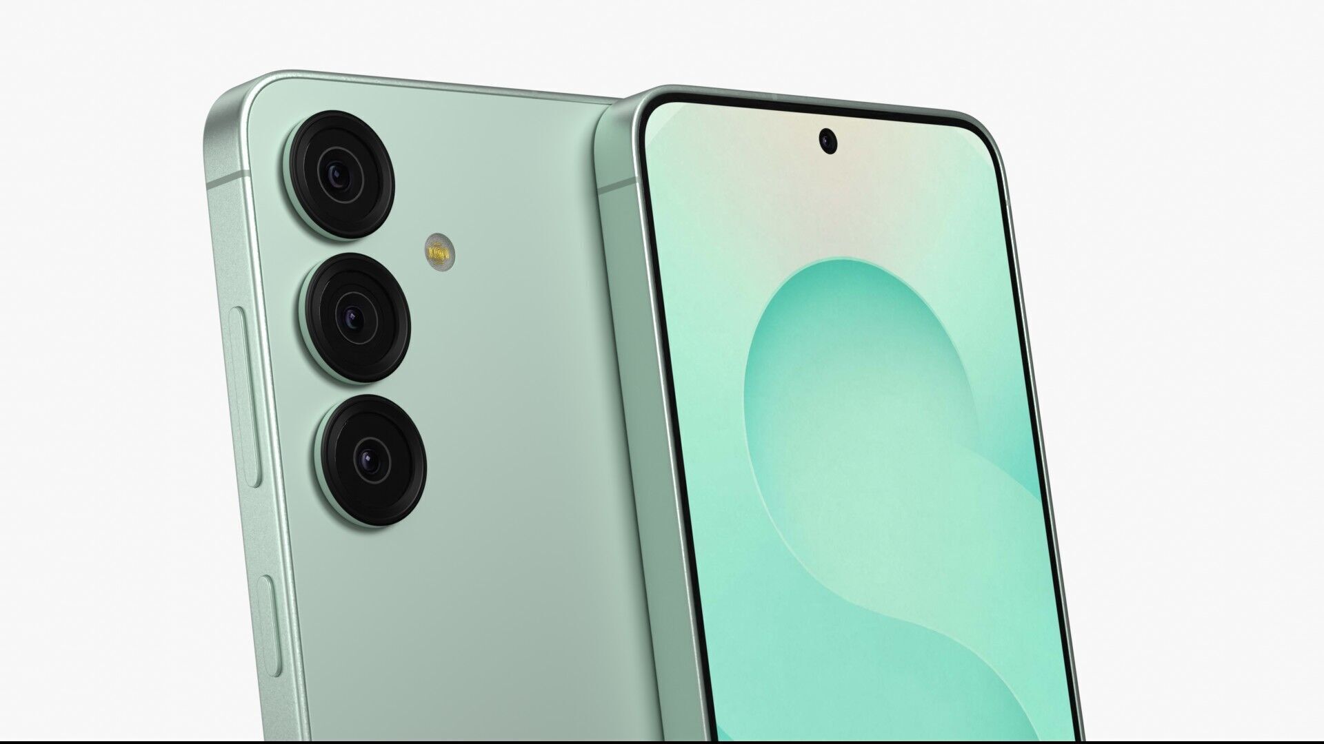 Samsung Galaxy S25 Mint 3D model_3