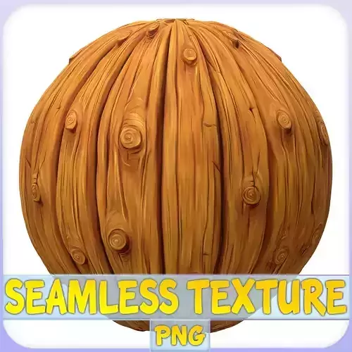 Stylized Wood Floor Seamless Texture