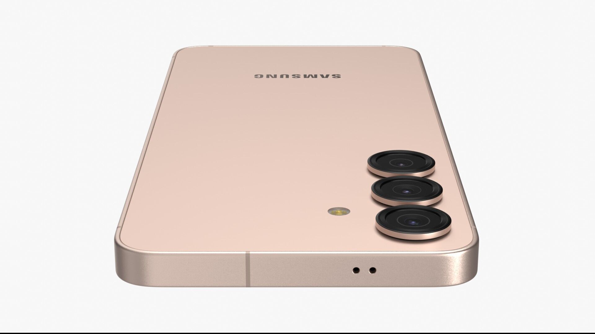 Samsung Galaxy S25 Coral Red 3D model_4