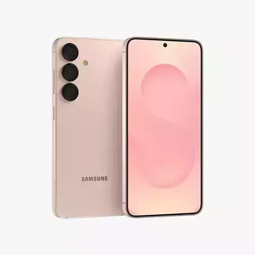 Samsung Galaxy S25 Coral Red 3D model