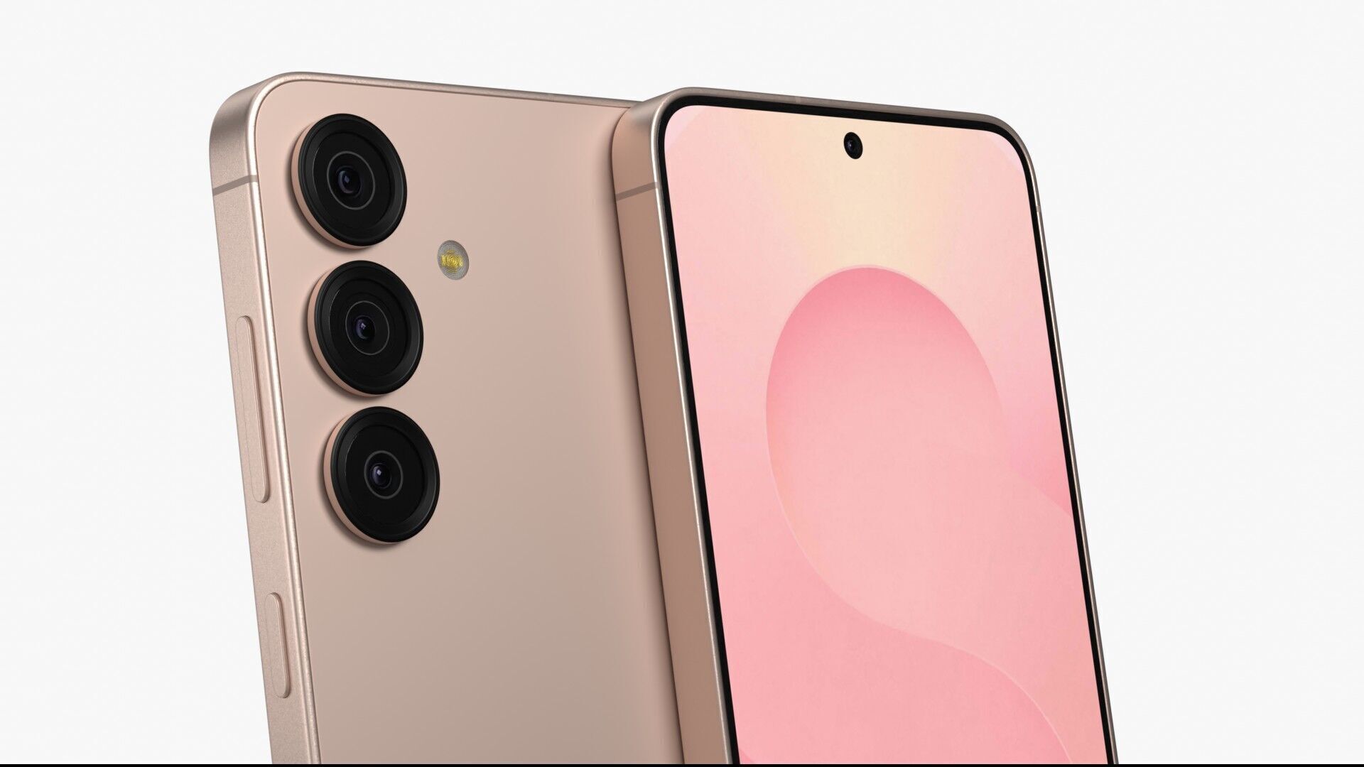 Samsung Galaxy S25 Coral Red 3D model_3