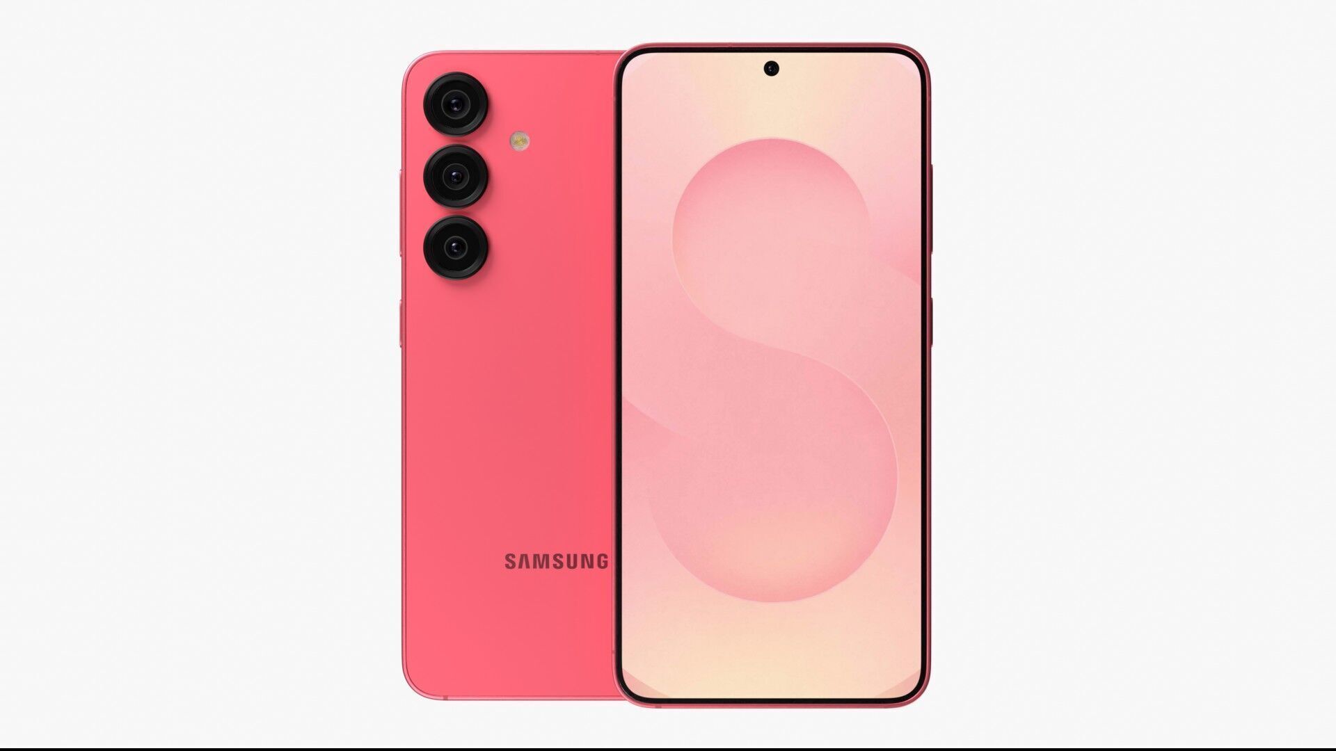 Samsung Galaxy S25 Pinkgold 3D model | CGTrader