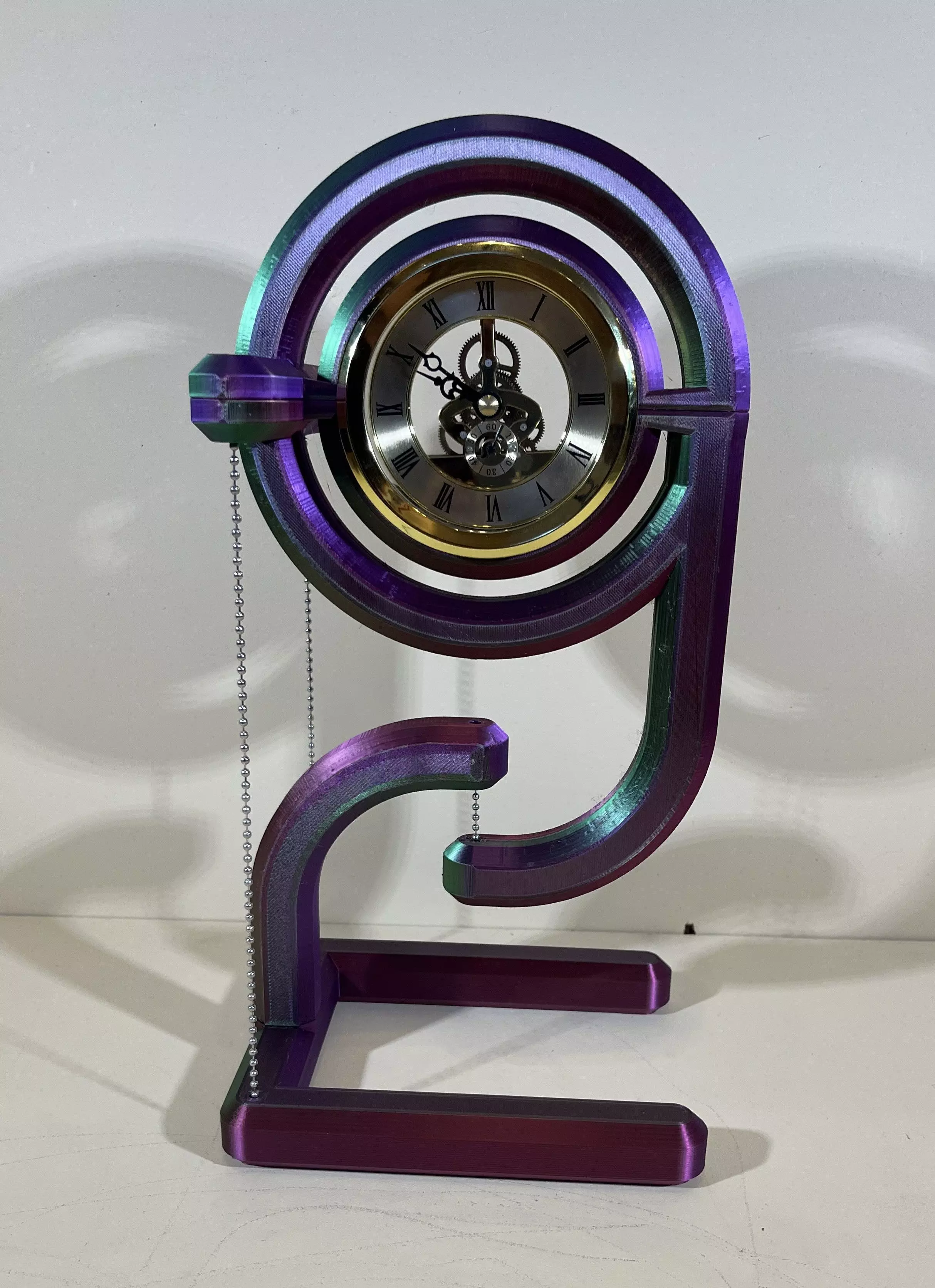 Tensegrity Clock Frame 3D print model_0