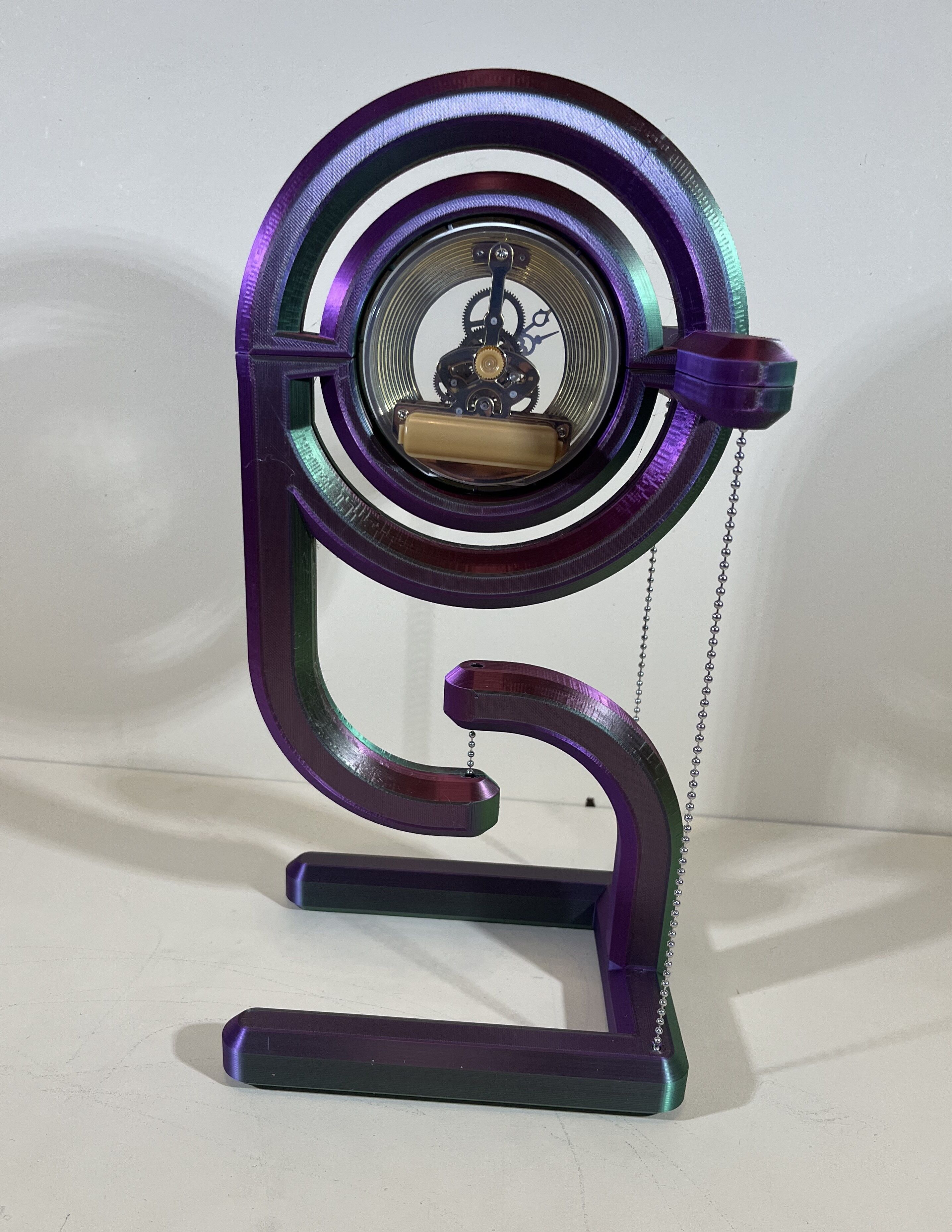 Tensegrity Clock Frame 3D print model_3